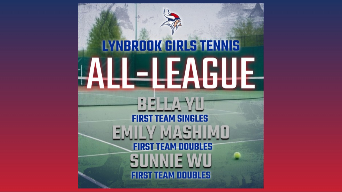 Three Lady Vikings Named All-League Tennis