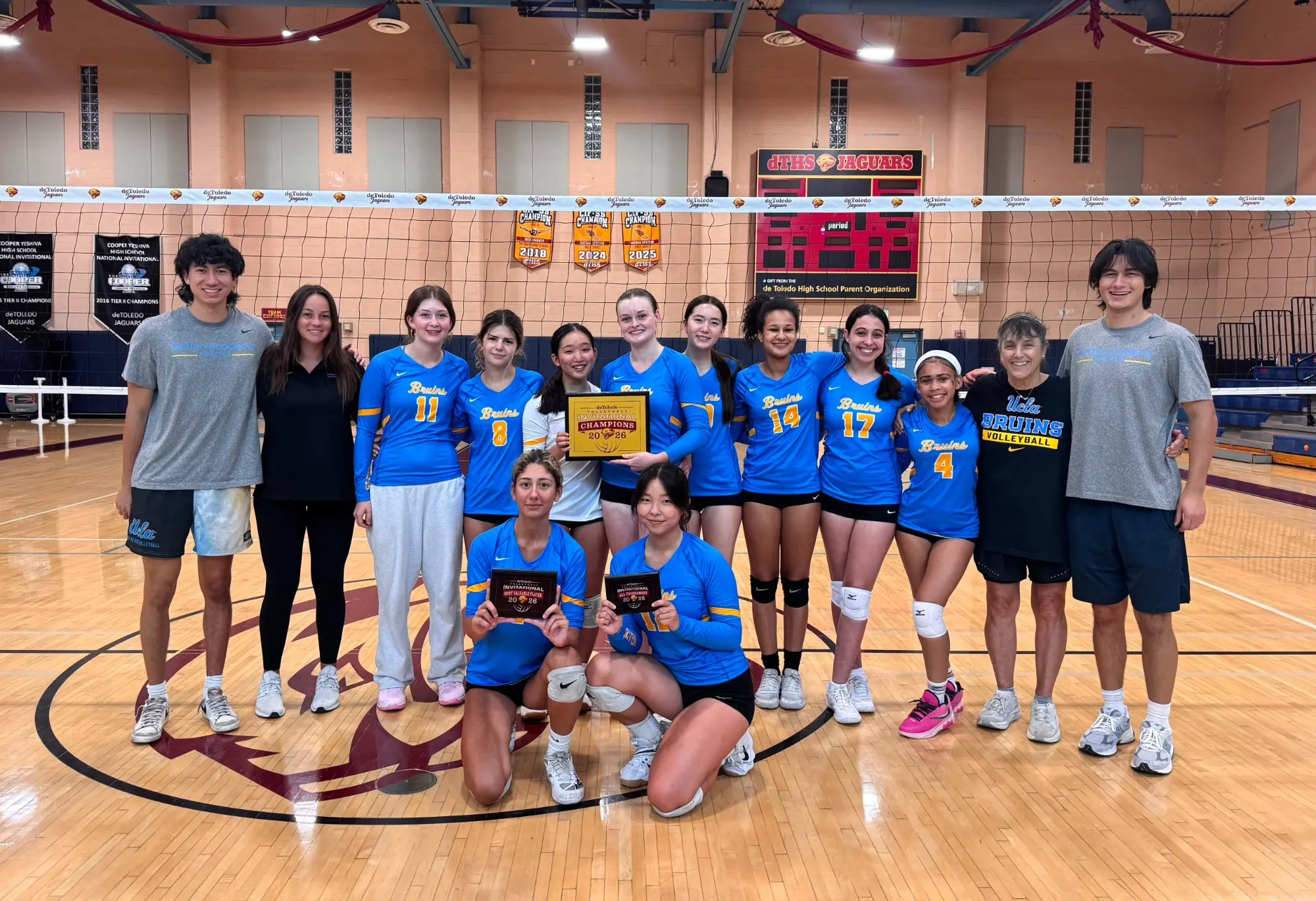 Varsity Girls Volleyball Wins Second Straight de Toledo Tournament Title
