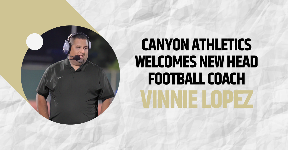 Vinnie Lopez Named Head Football Coach