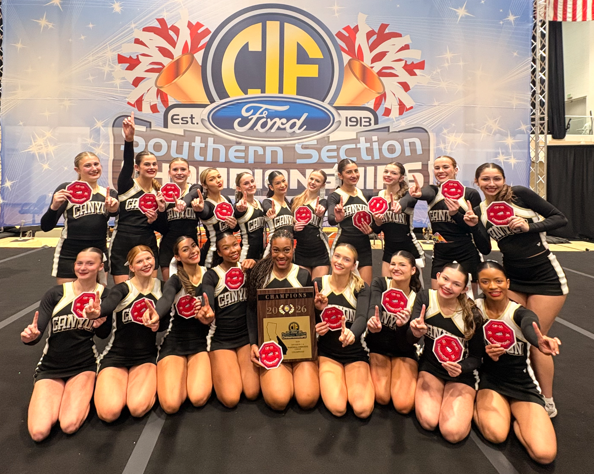 Cheer are CIF Champs!