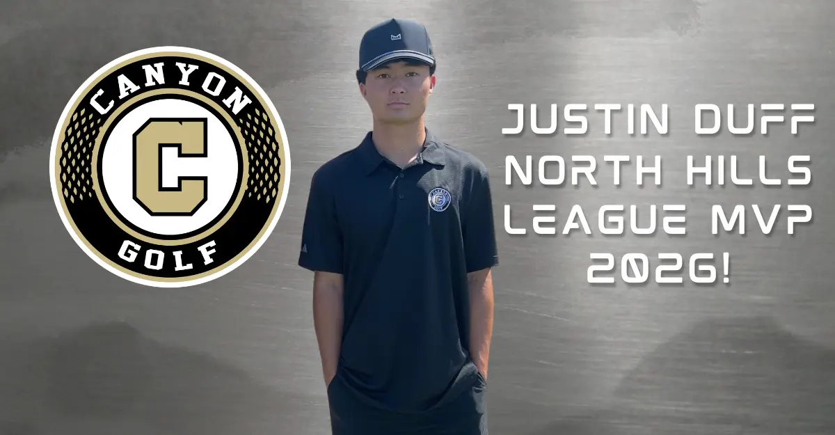 Justin Duff earns League MVP title - Canyon Athletics