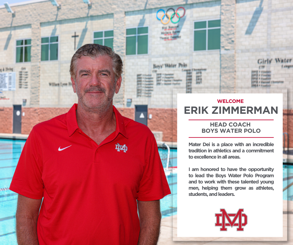 Erik Zimmerman Named Boys Water Polo Head Coach