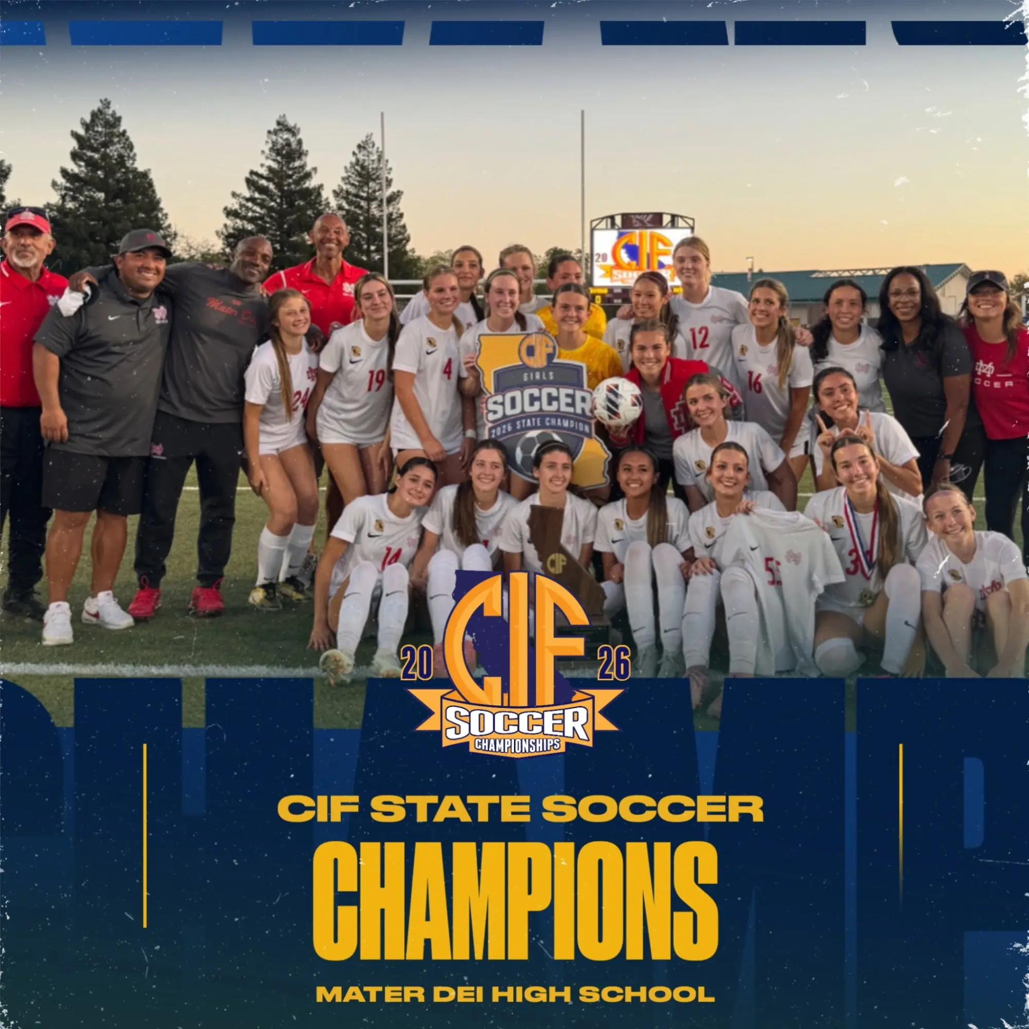 Girls Soccer Captures Inaugual CIF State Title