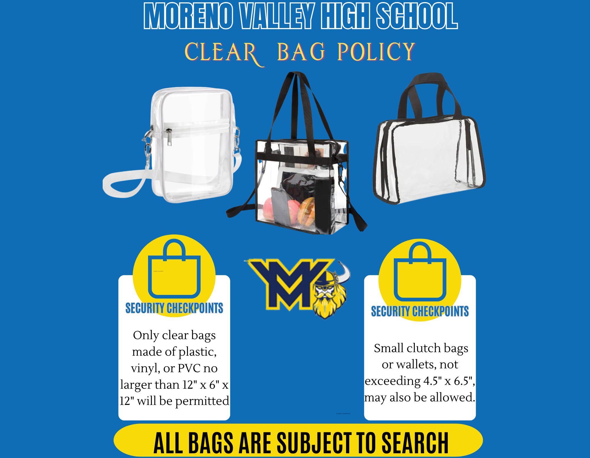 Football Game Clear Bag Policy