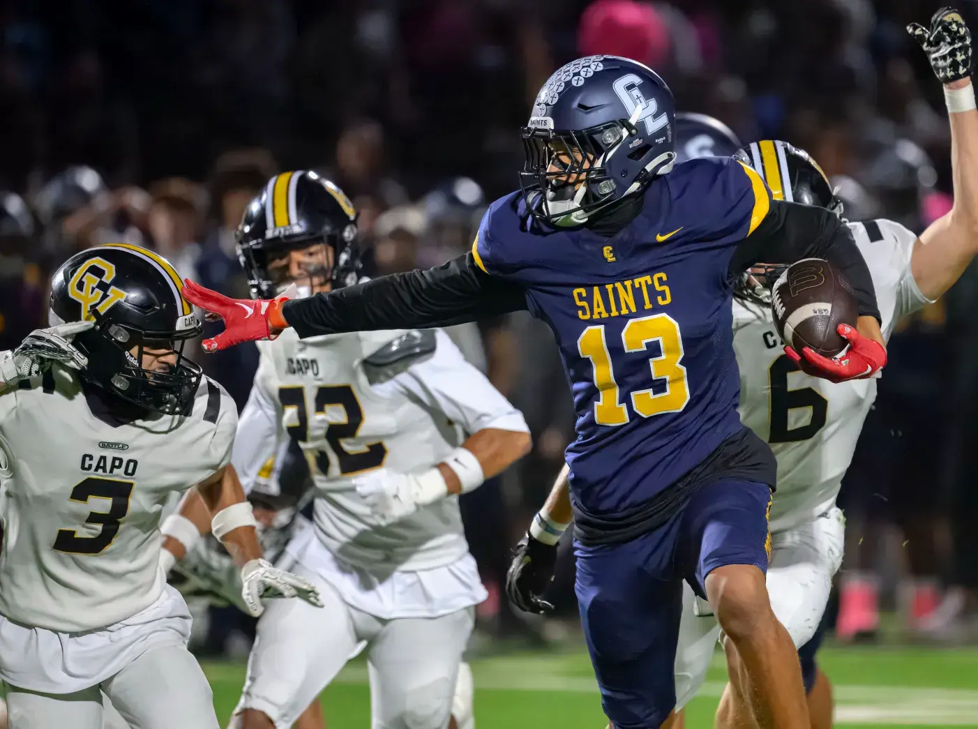 OC Register: Crean Lutheran Football Defeats Capistrano Valley in Bravo League Battle