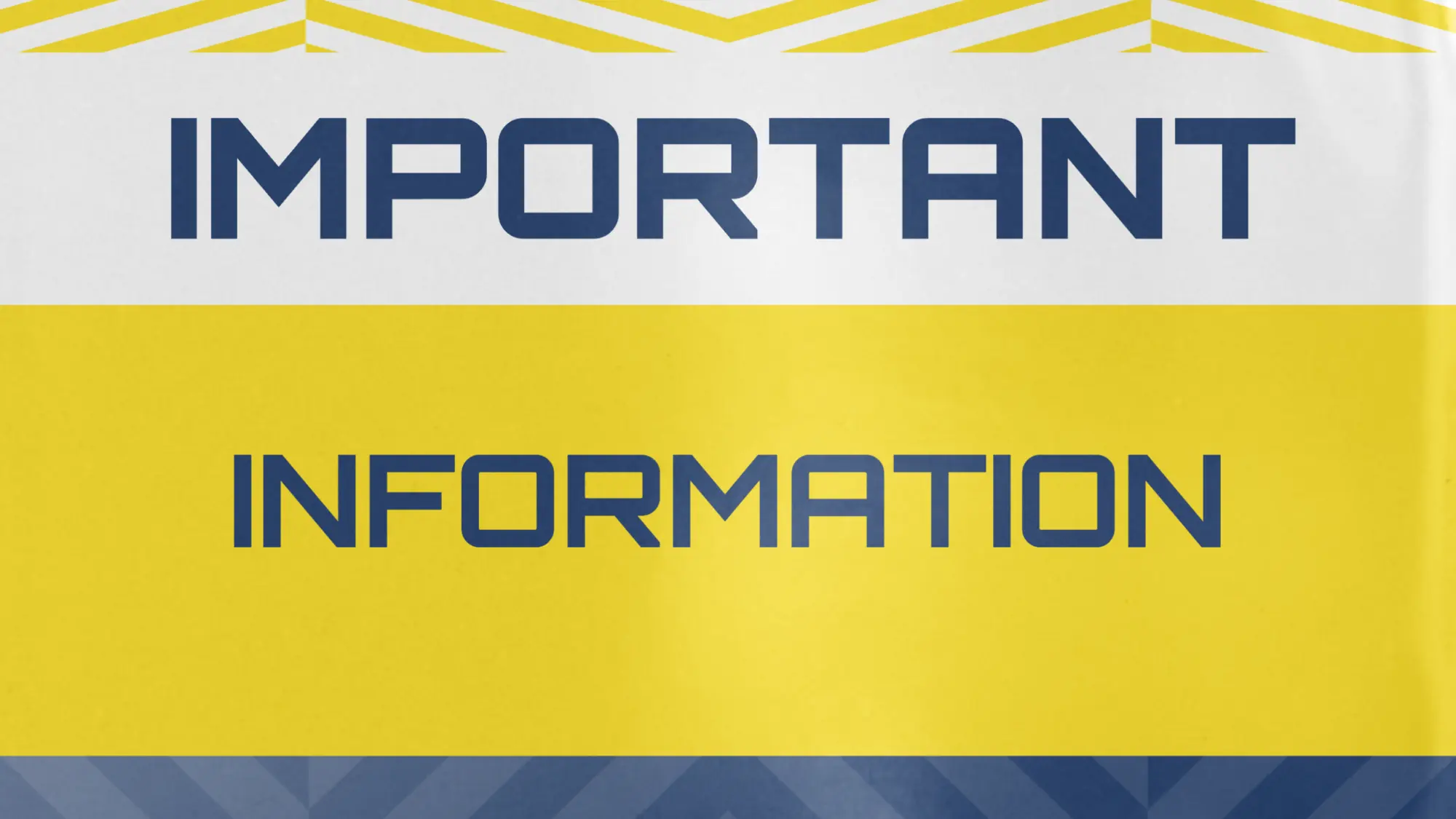 IMPORTANT INFO/UPDATES