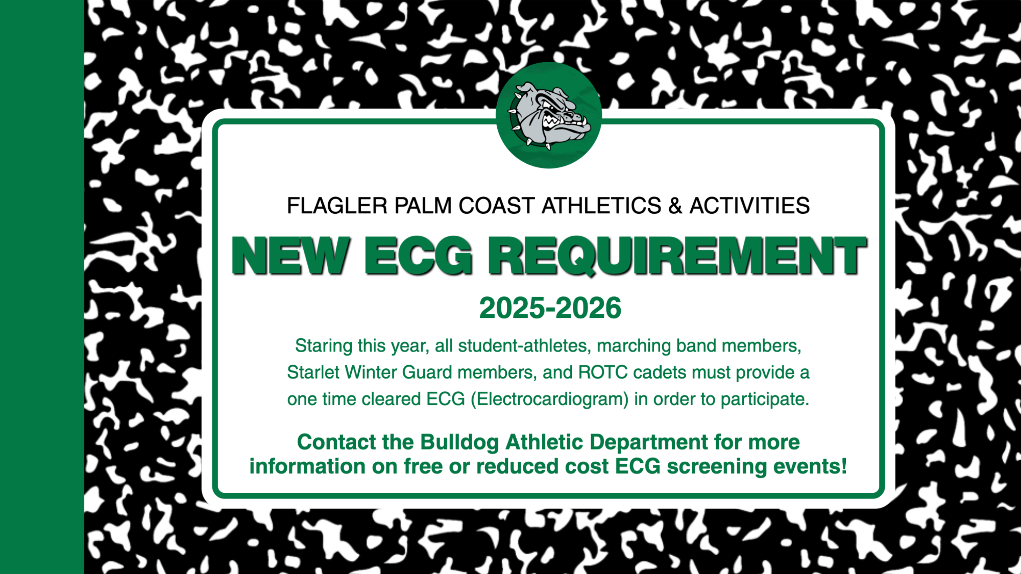 New ECG Requirements