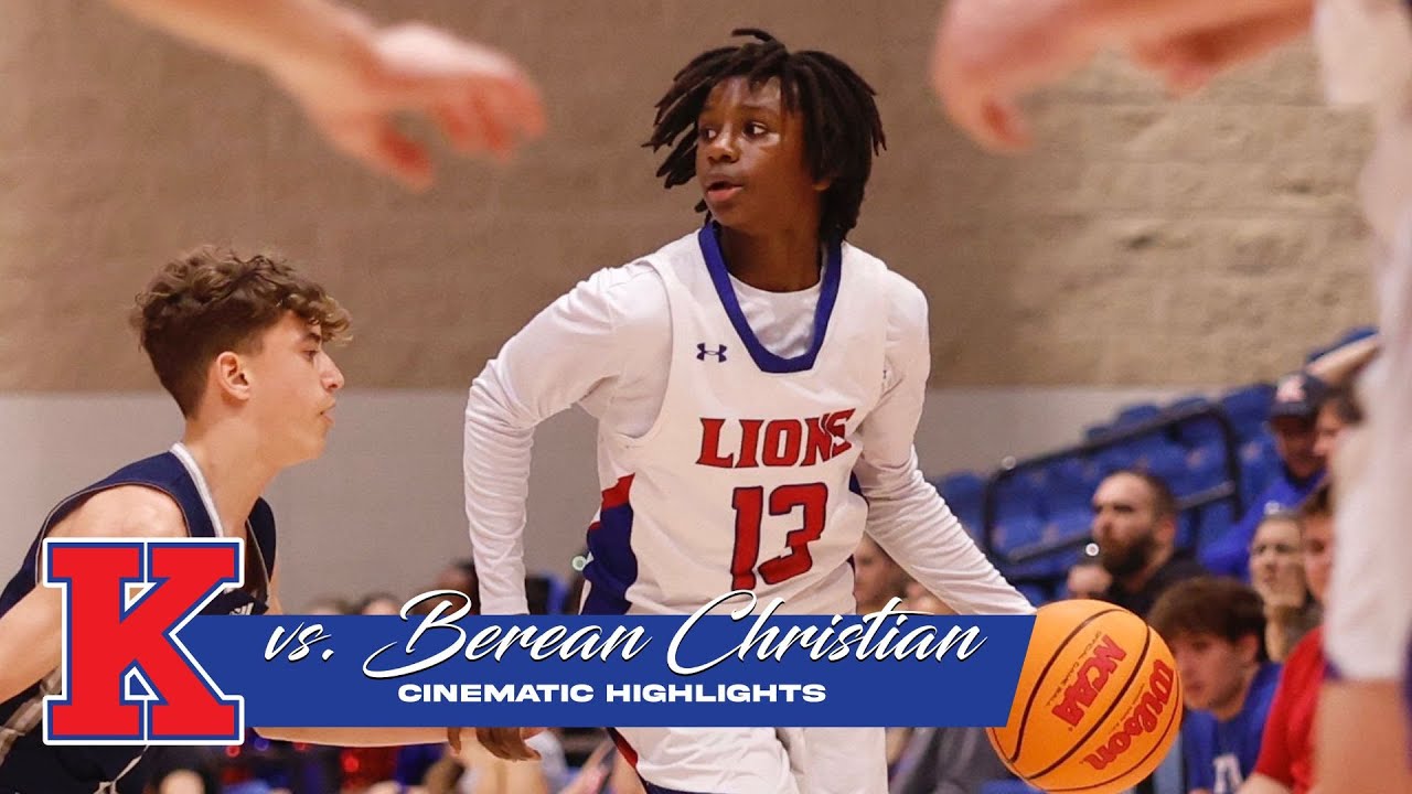 TKA Boys Basketball vs Berean Christian | Senior Night Win
