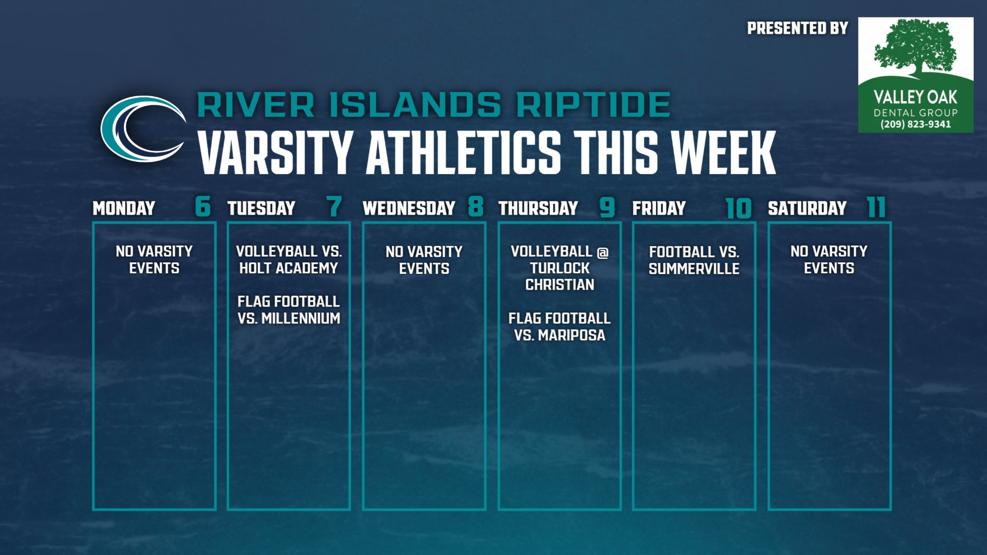 Varsity Athletics This Week