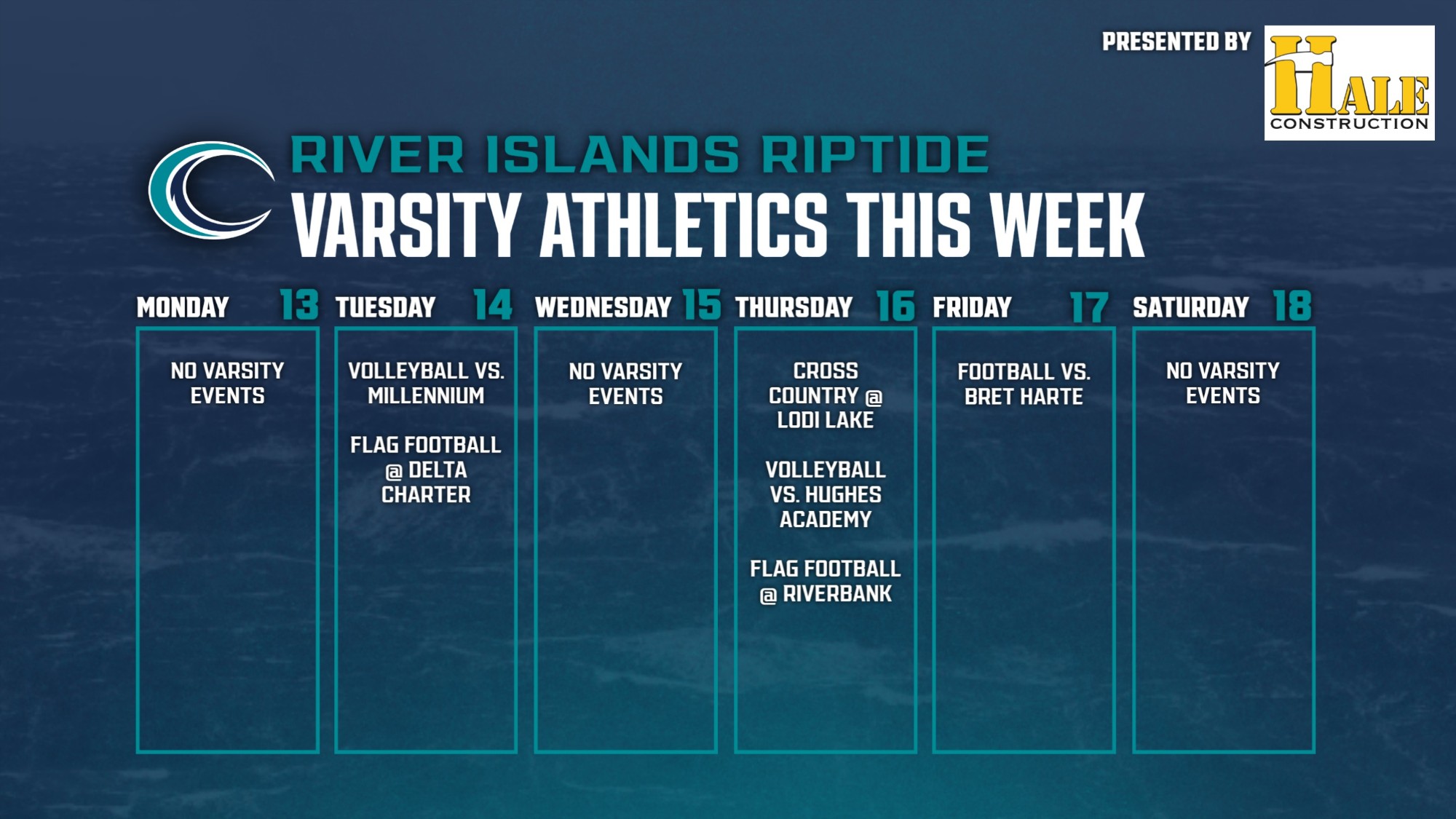 Varsity Athletics This Week