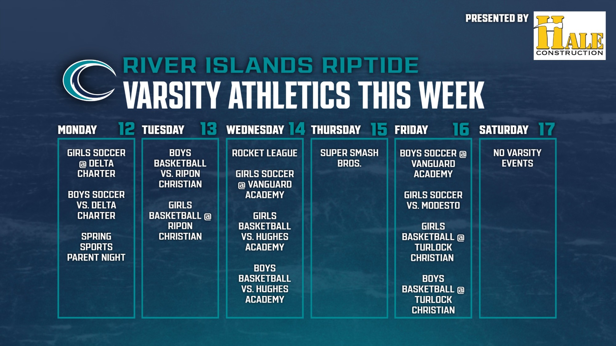Varsity Athletics This Week
