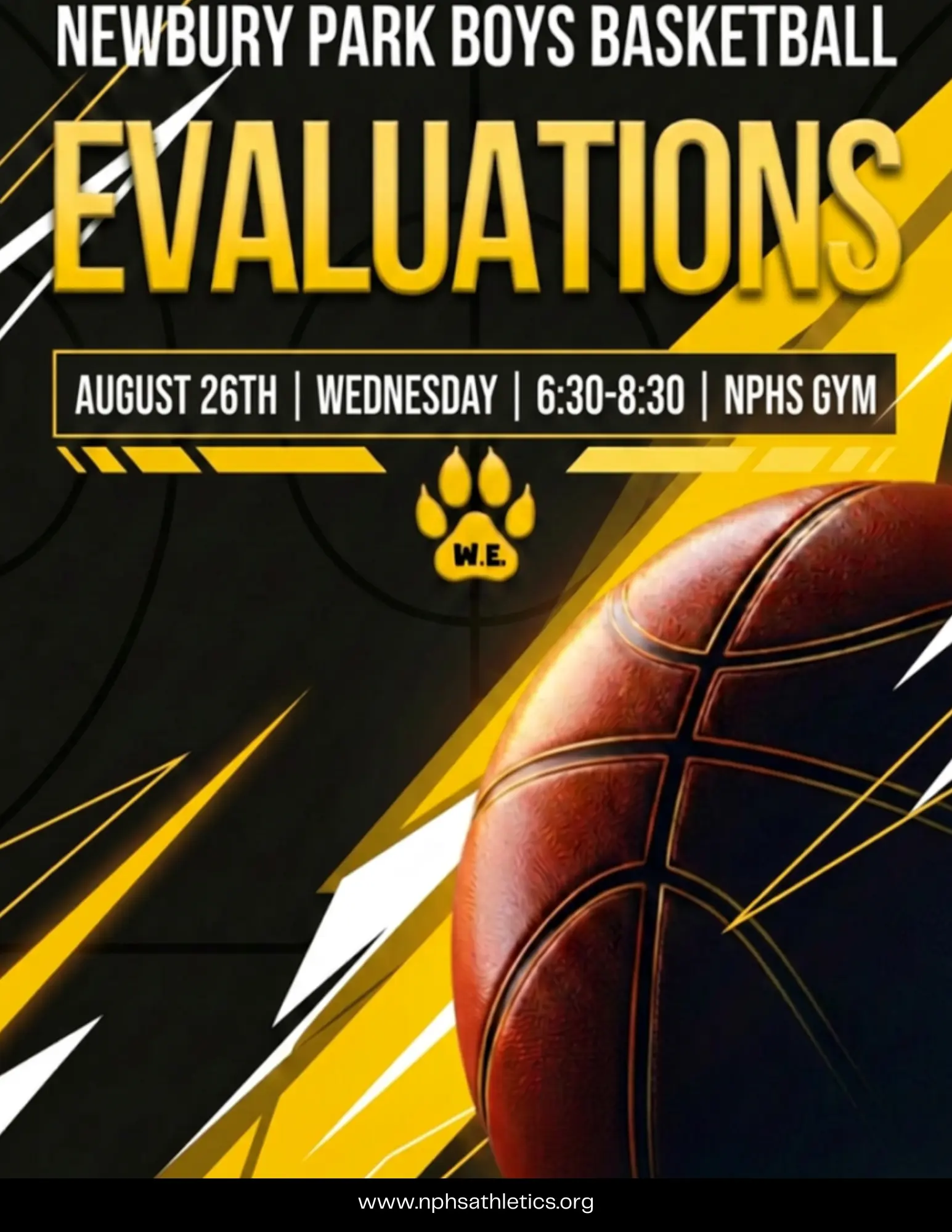 Boys Basketball Try-Out News