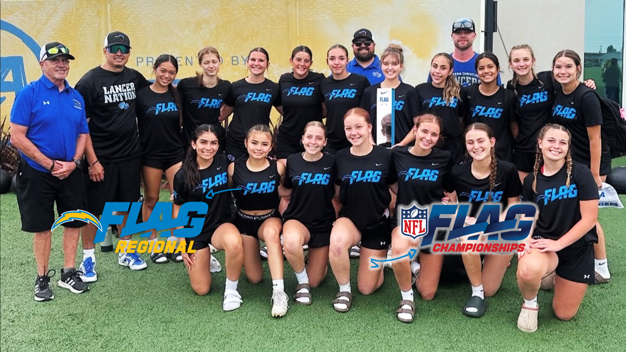 Girls Flag Football – LA Chargers Tournament Champions