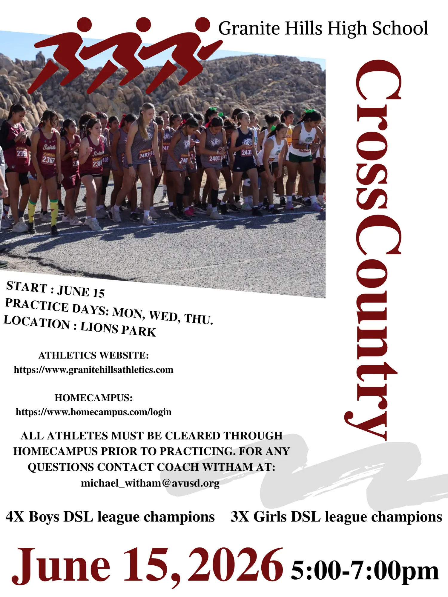 Cross Country Practice 26-27