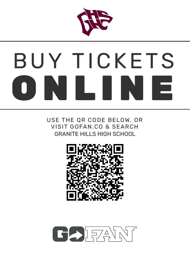 Purchase your tickets on GoFan!