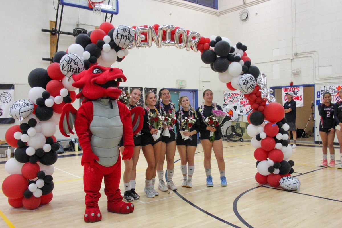 Girls’ Volleyball Defeats the Saints on Senior Night