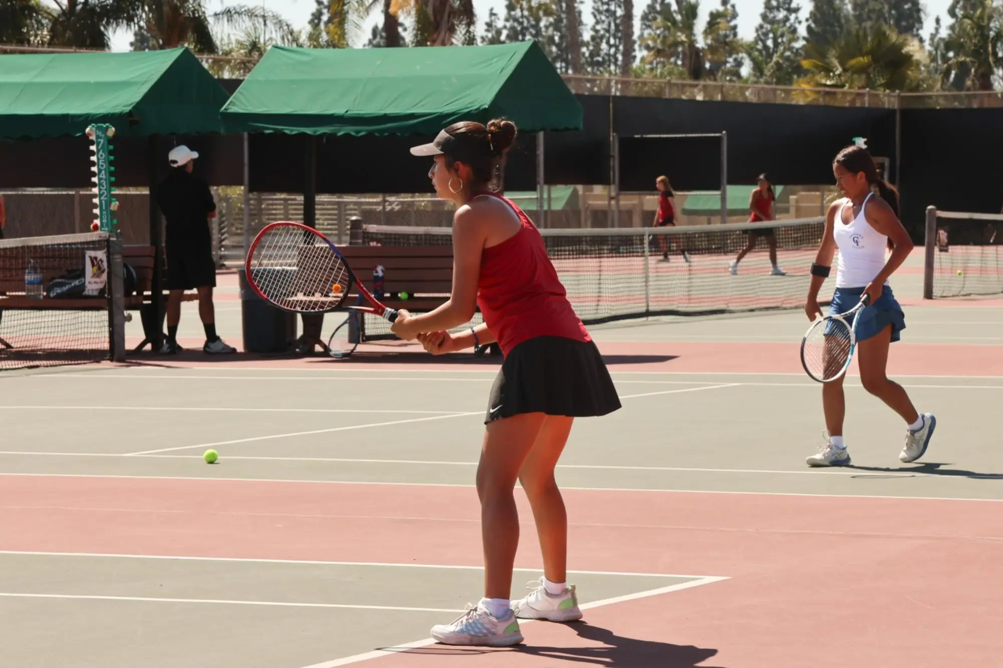 Girls Tennis Defeats Channel Islands in First Home Match