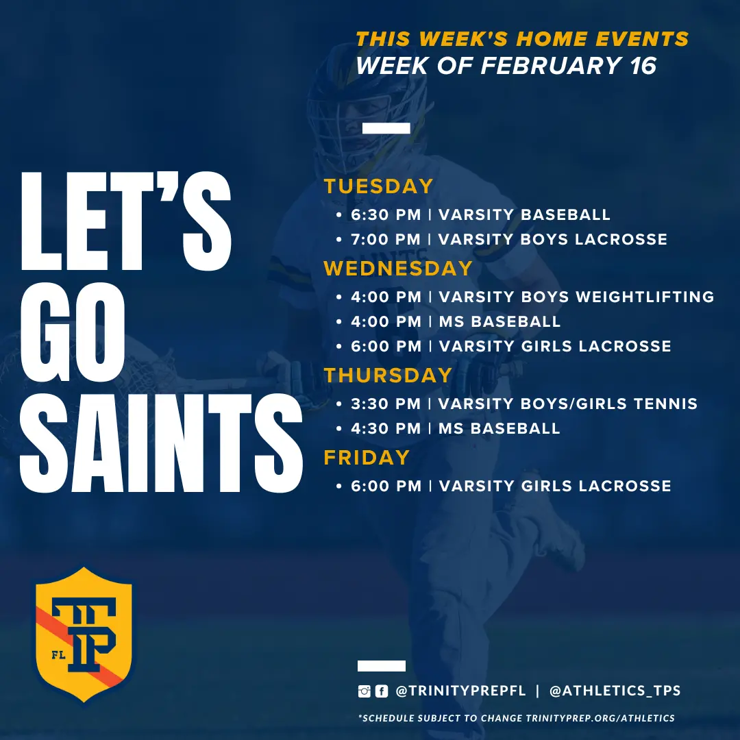 Home Events This Week
