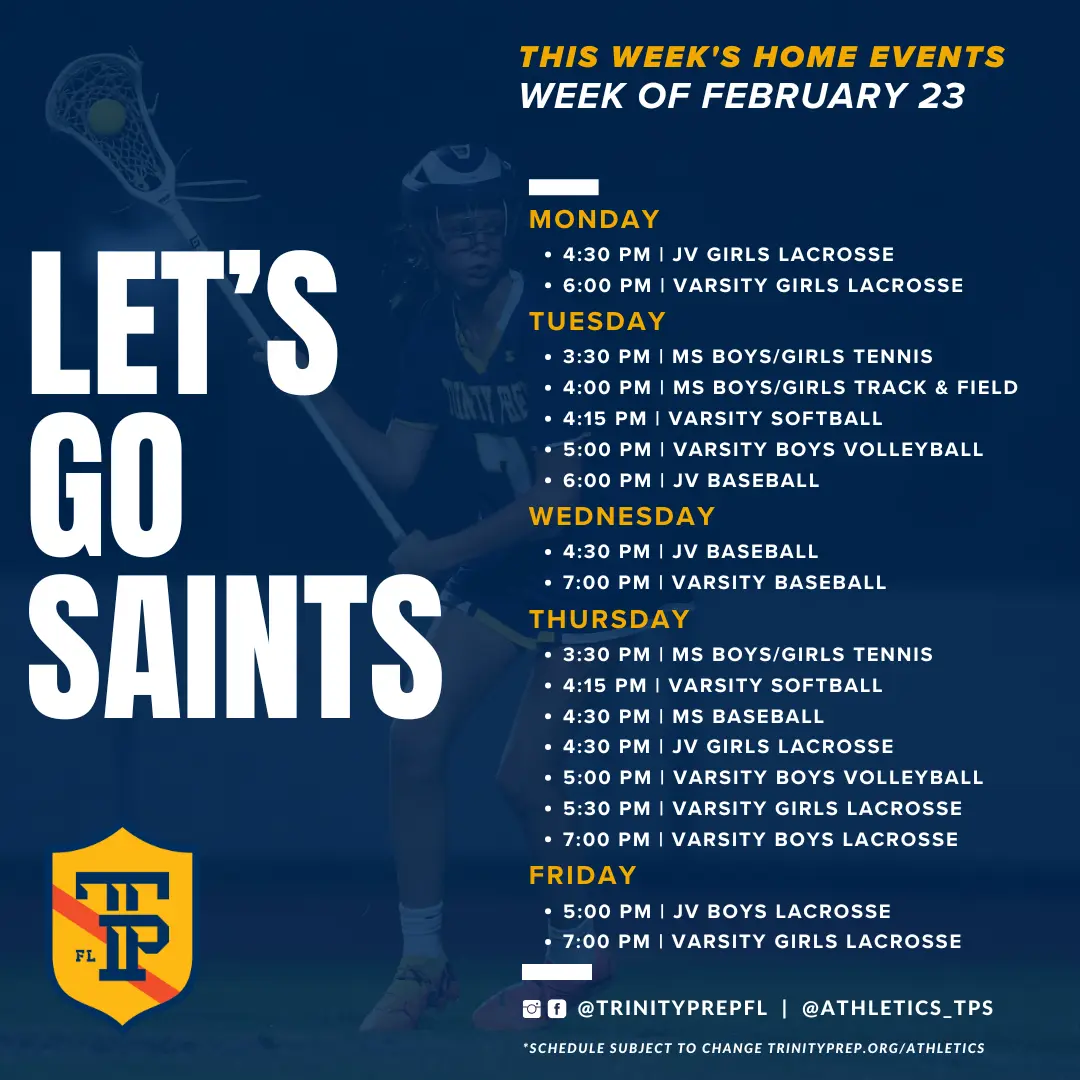 Home Events This Week