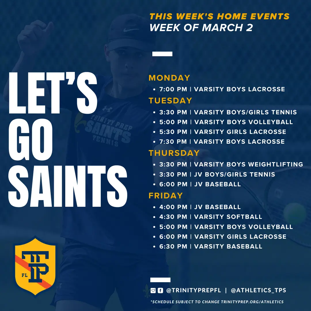 Home Events This Week