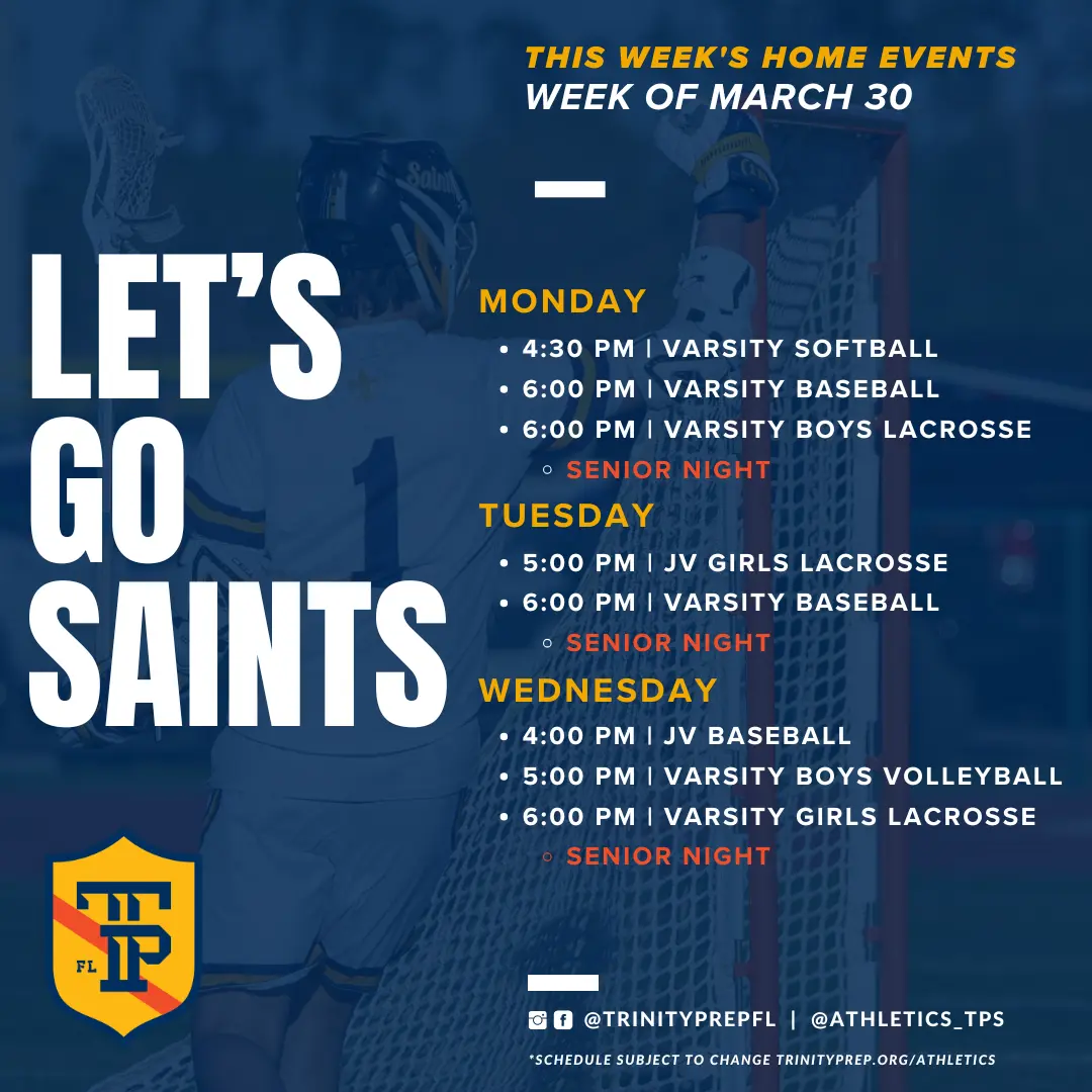 Home Events This Week