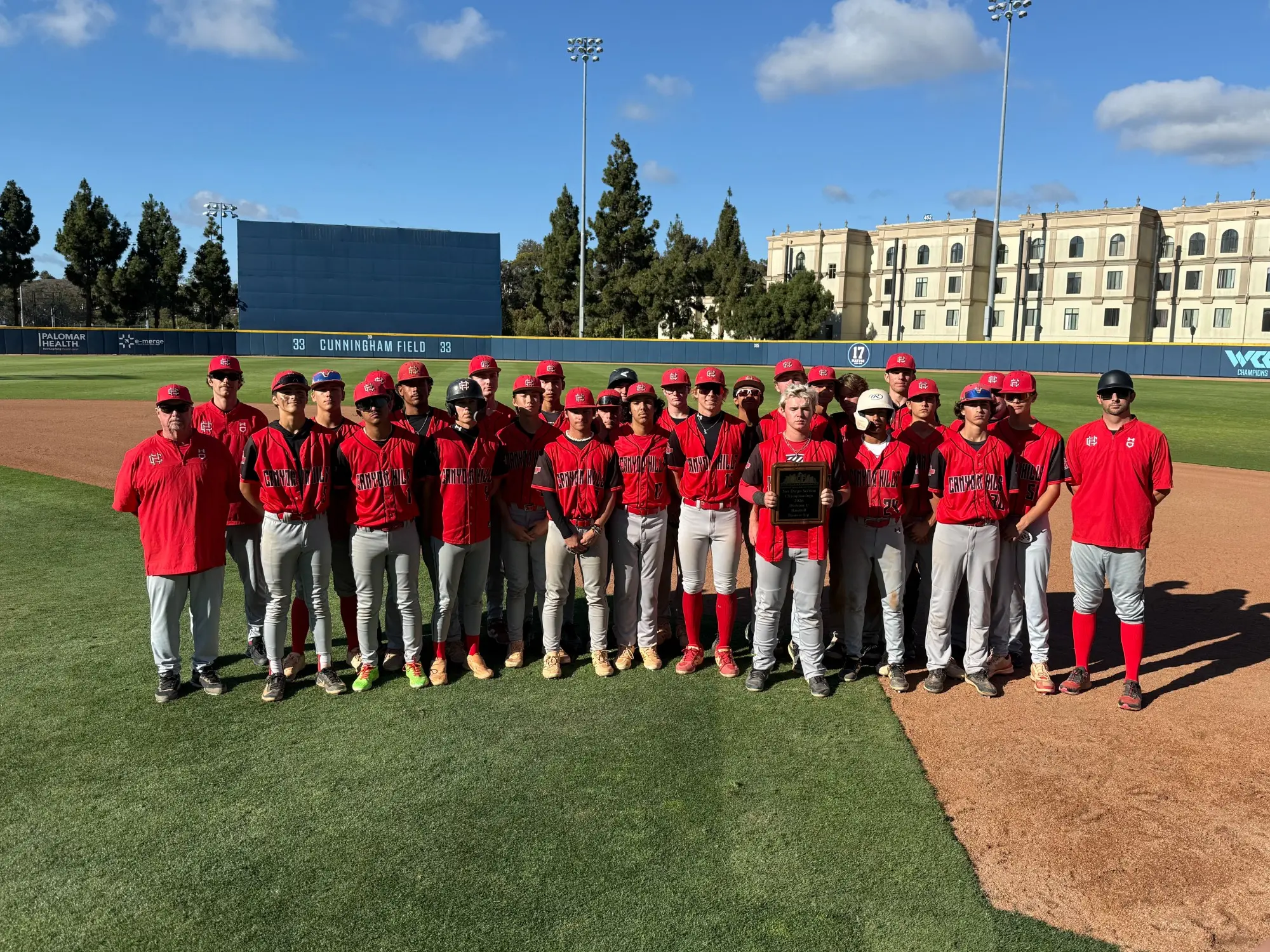 CIF San Diego Section Baseball Finalist