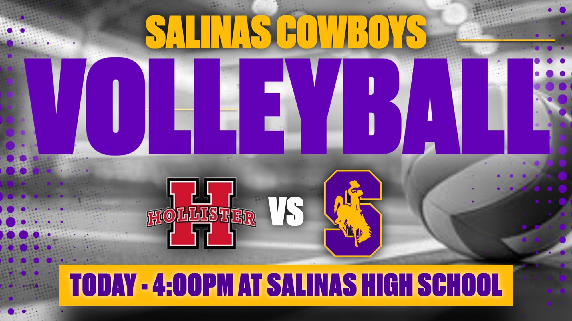 Girls Volleyball Today vs Hollister
