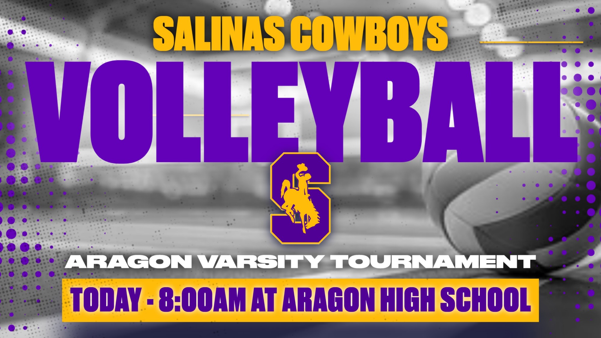 Girls Volleyball Today at Aragon Tournament