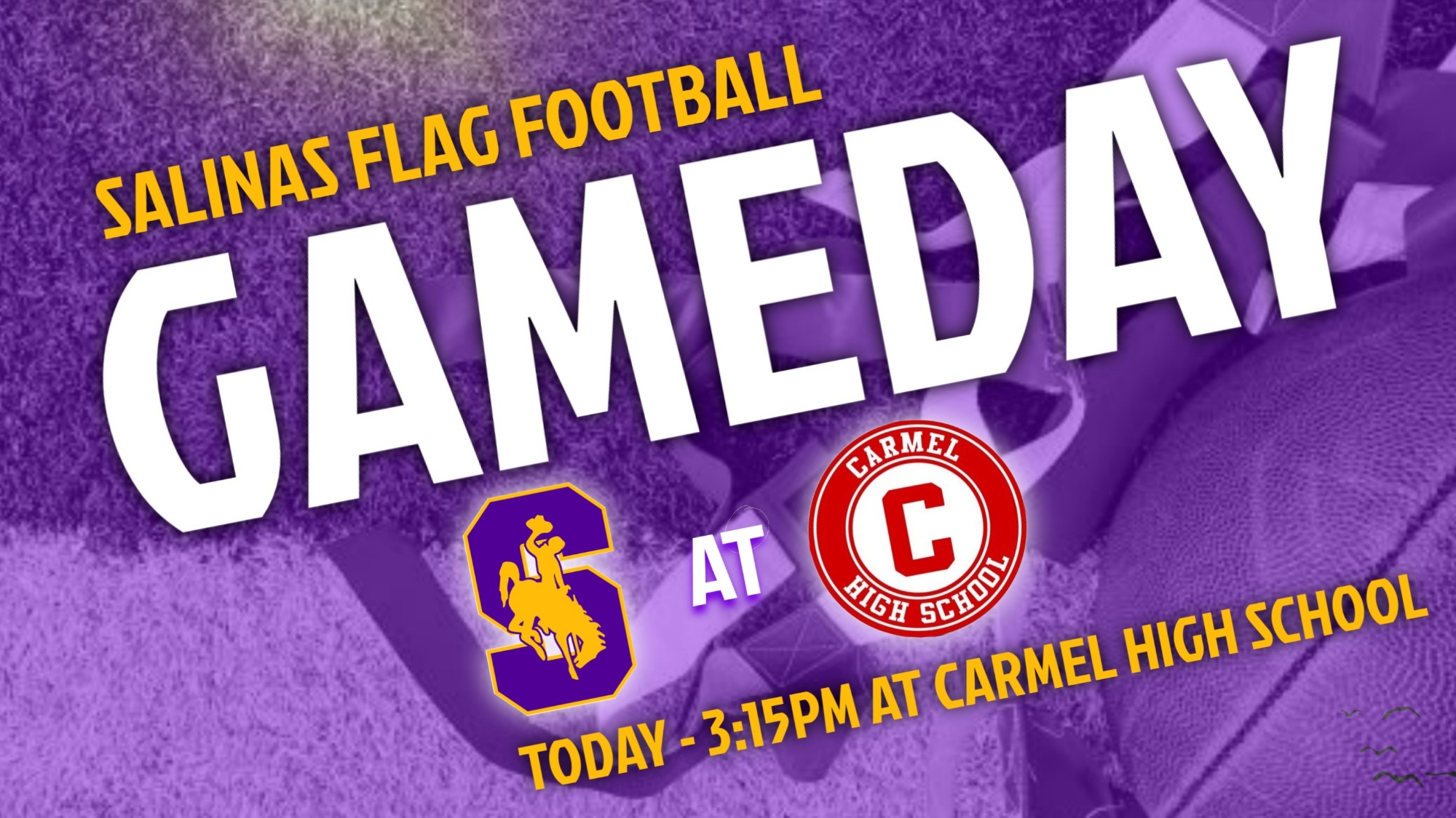 Flag Football Today at Carmel