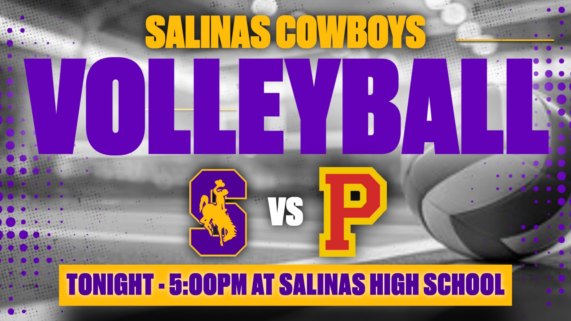 Girls Volleyball Tonight vs Palma