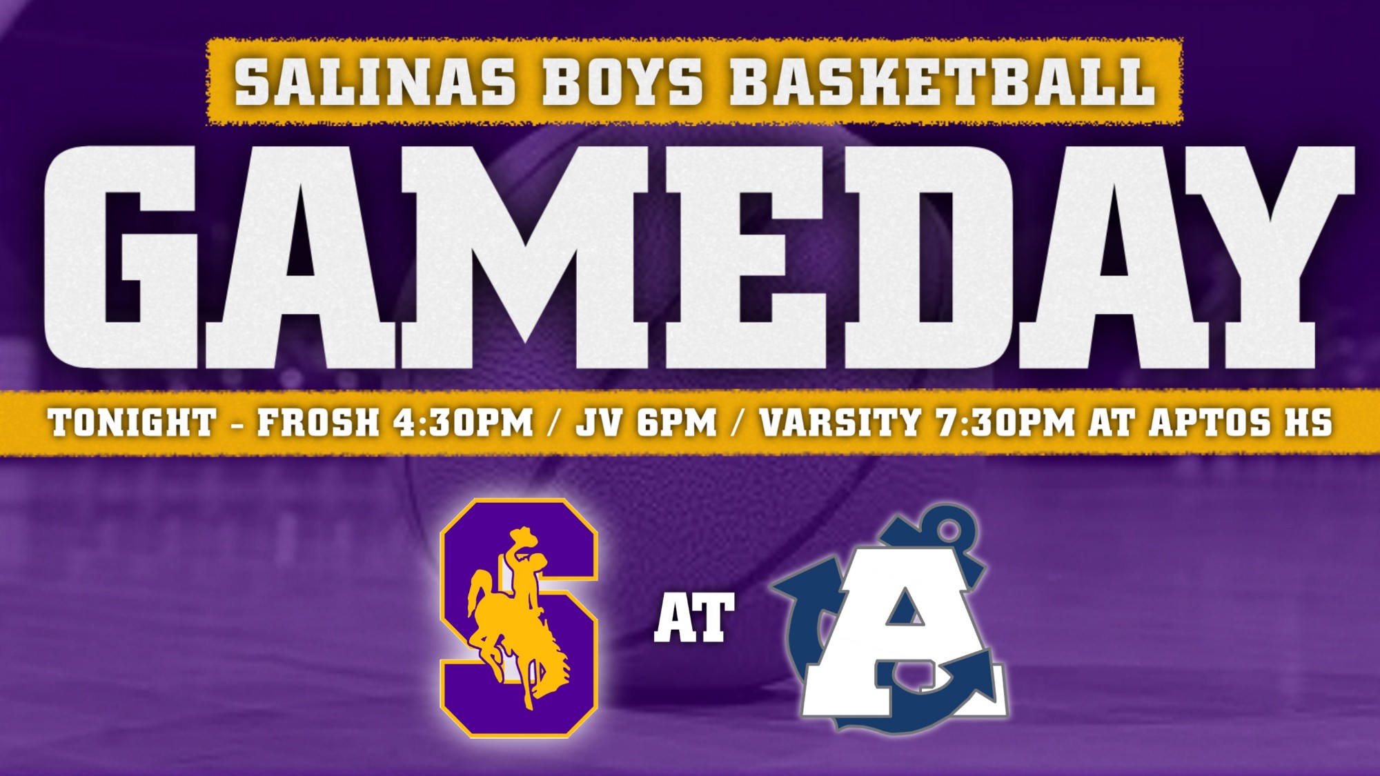 Boys Basketball Tonight at Aptos