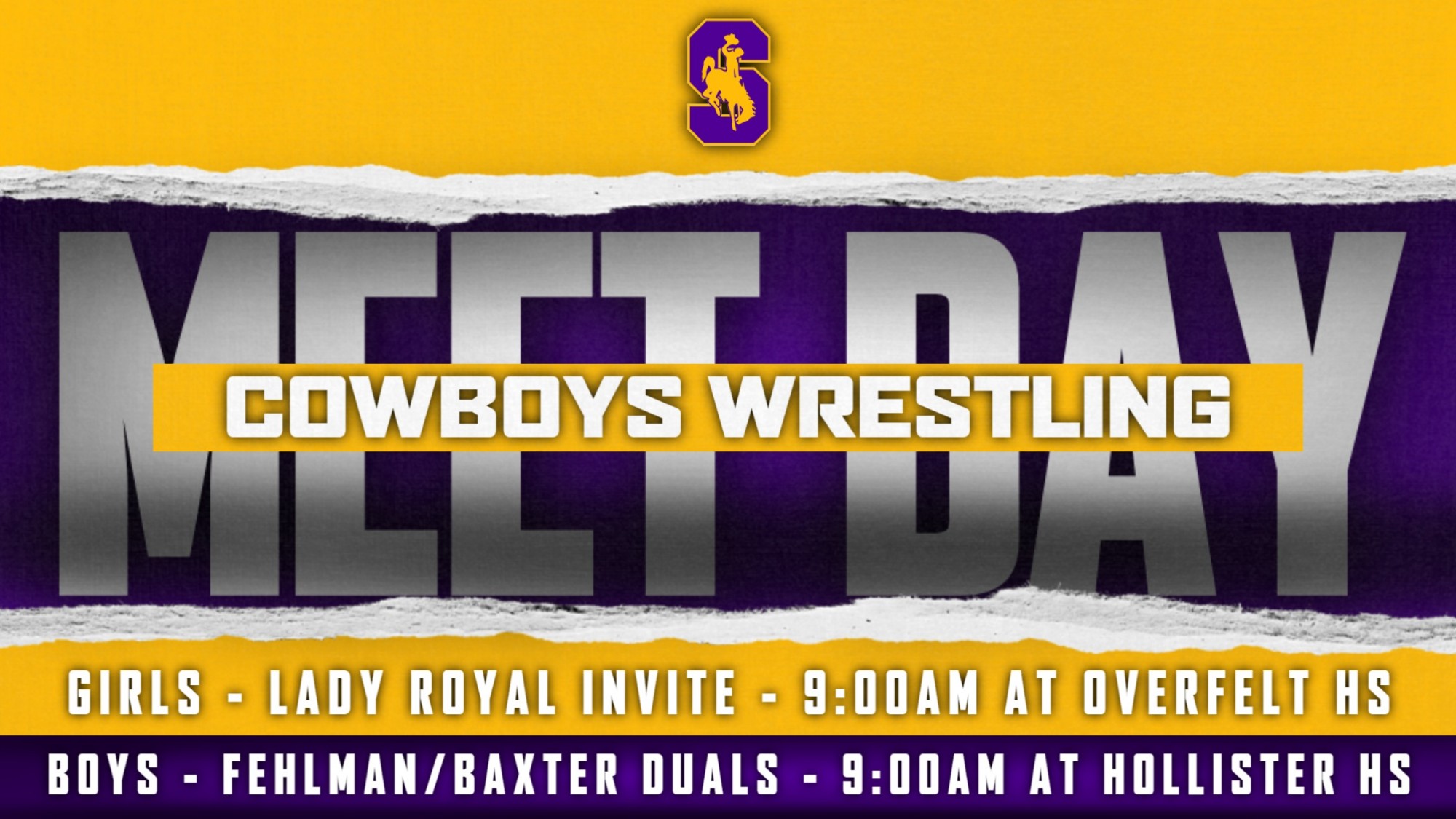Wrestling Today at Lady Royal Invite & Fehlman/Baxter Duals