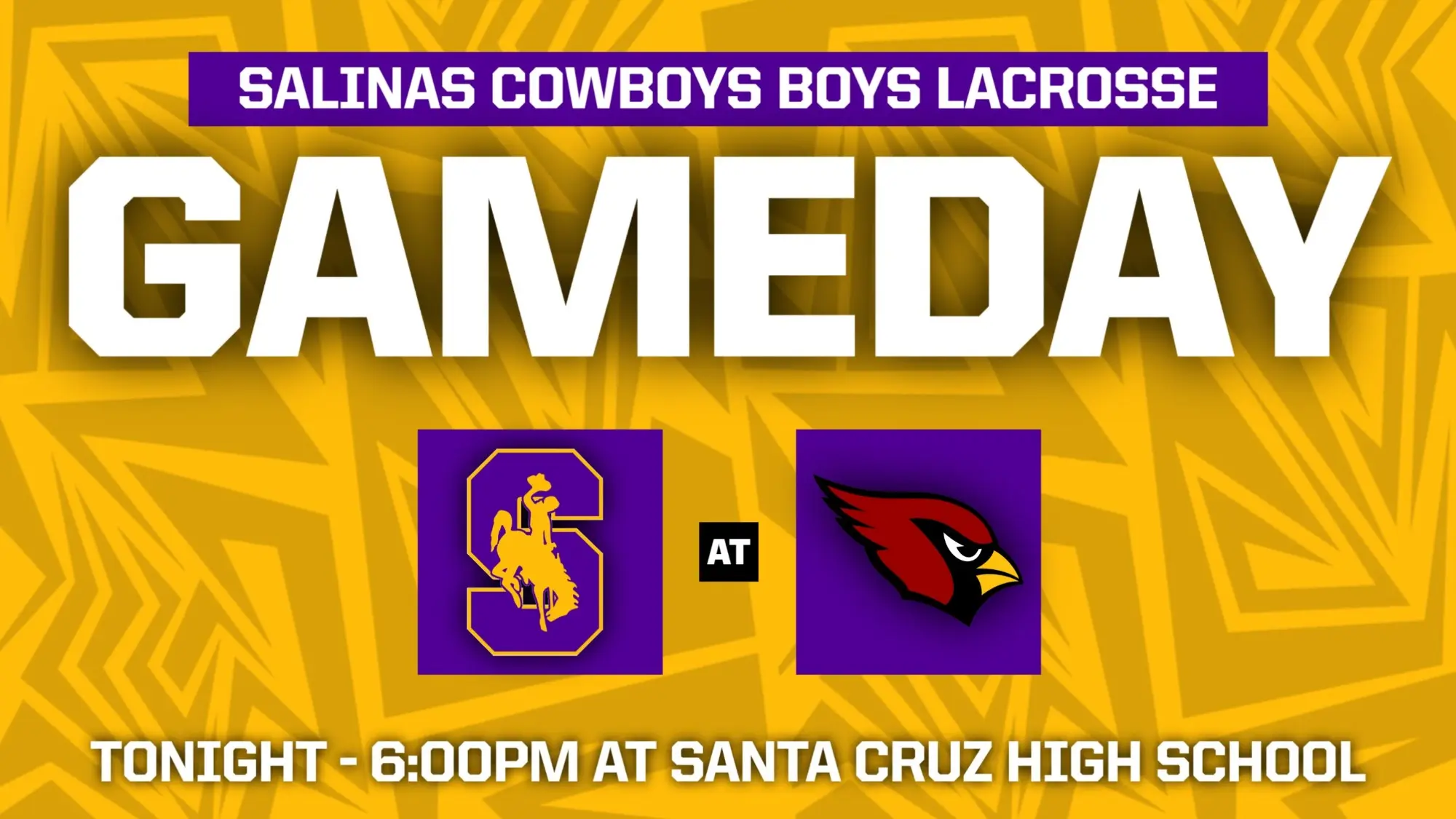 Boys Lacrosse Tonight at Santa Cruz