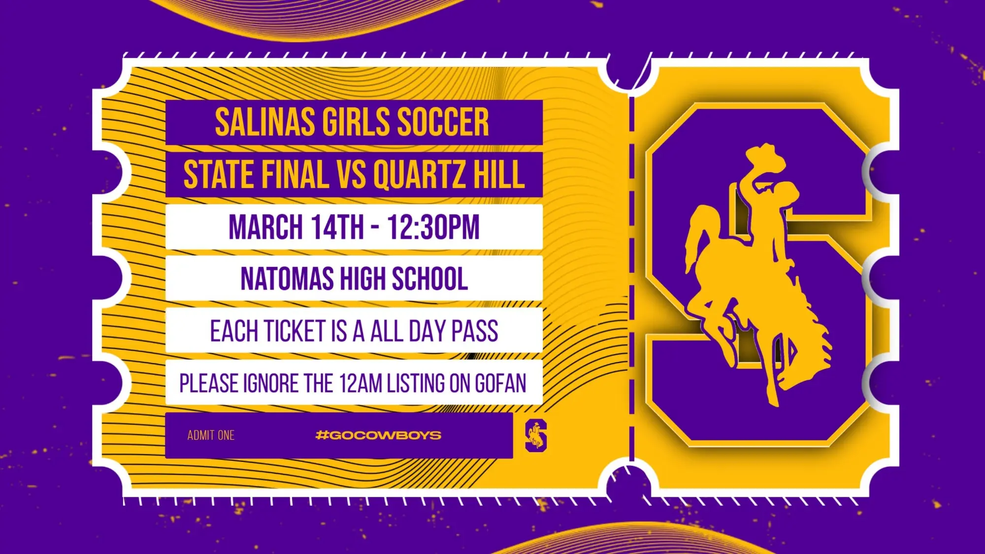 Important Announcement for Girls Soccer on Saturday