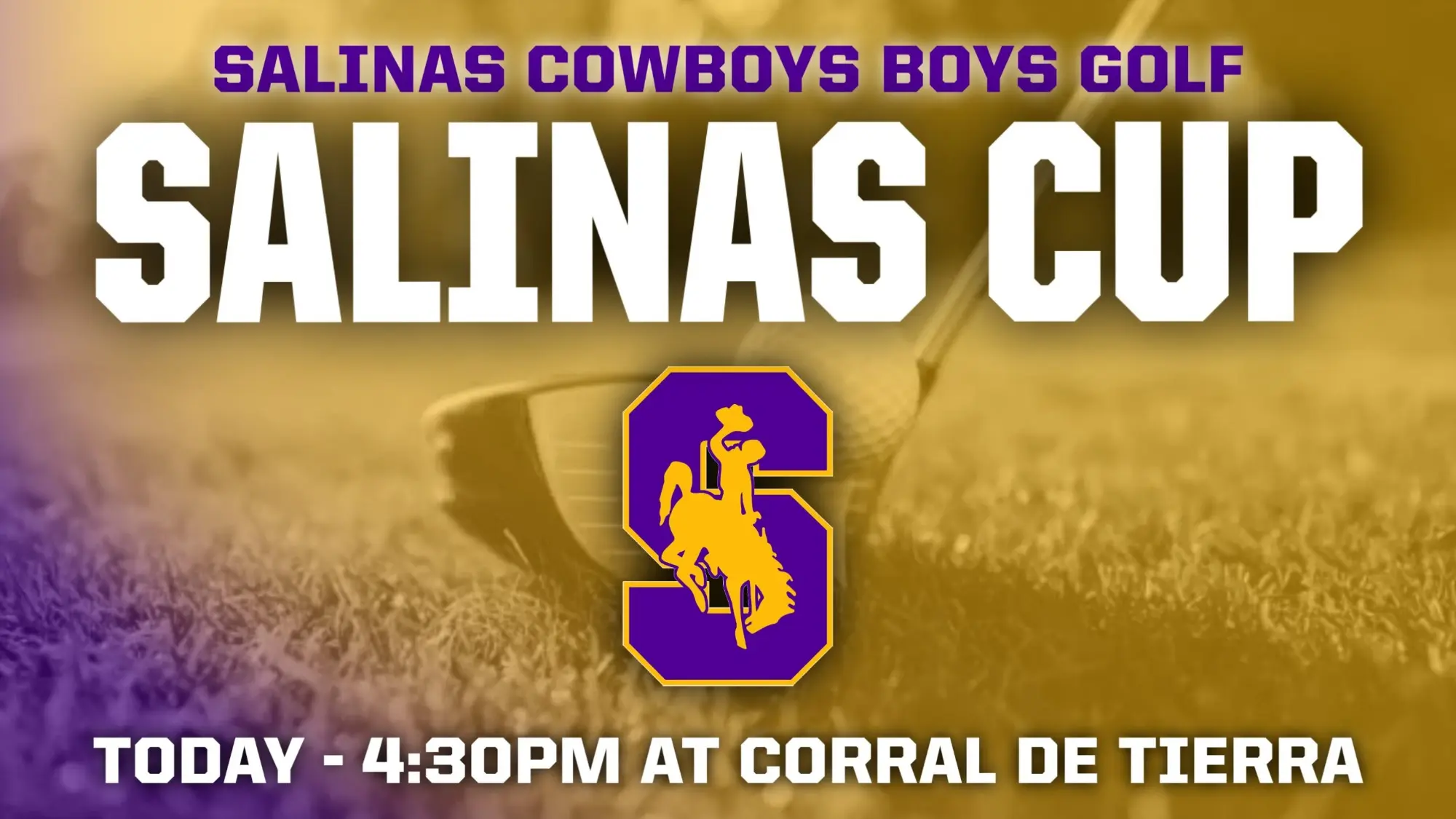 Boys Golf Today at Salinas Cup
