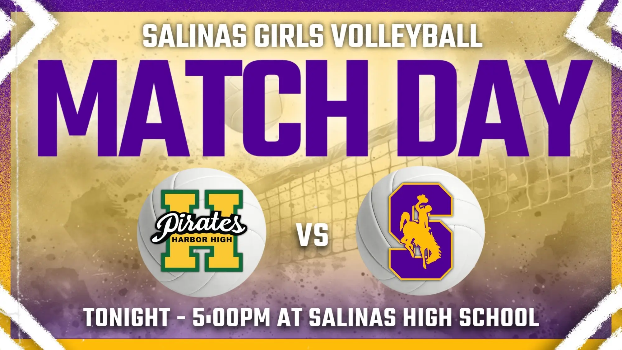 Girls Volleyball Tonight vs Harbor