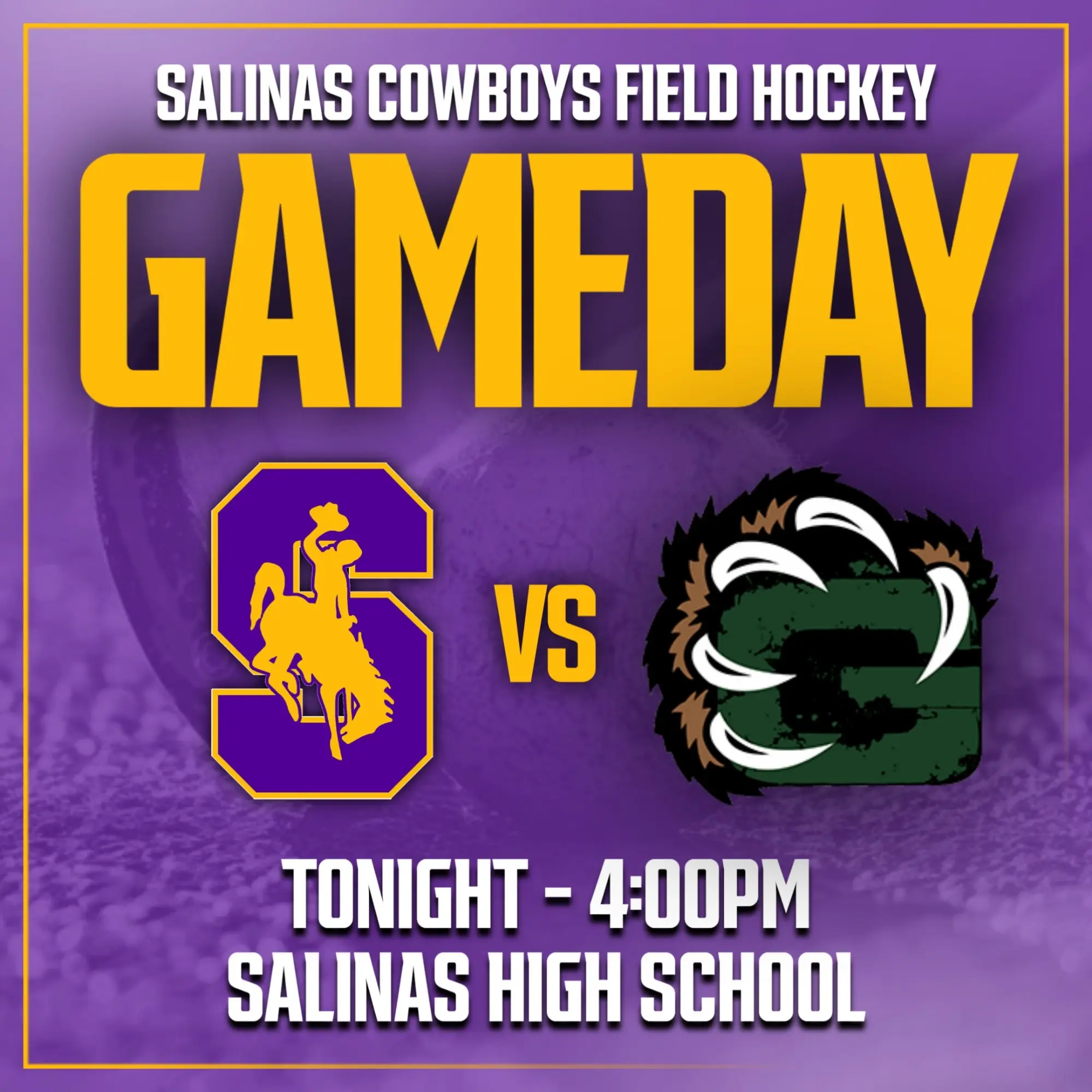 Field Hockey Tonight vs Greenfield