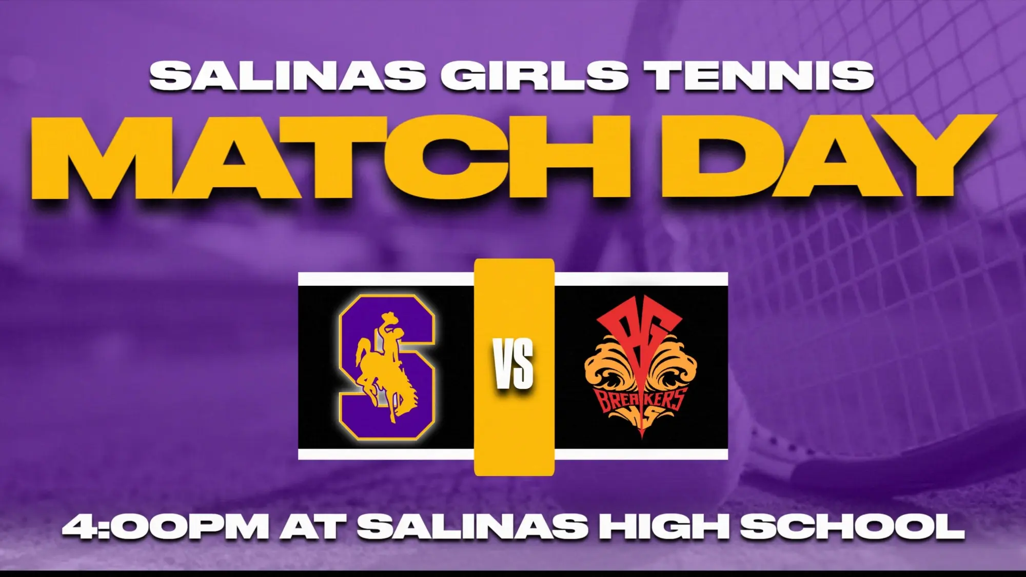 Girls Tennis Today vs Pacific Grove