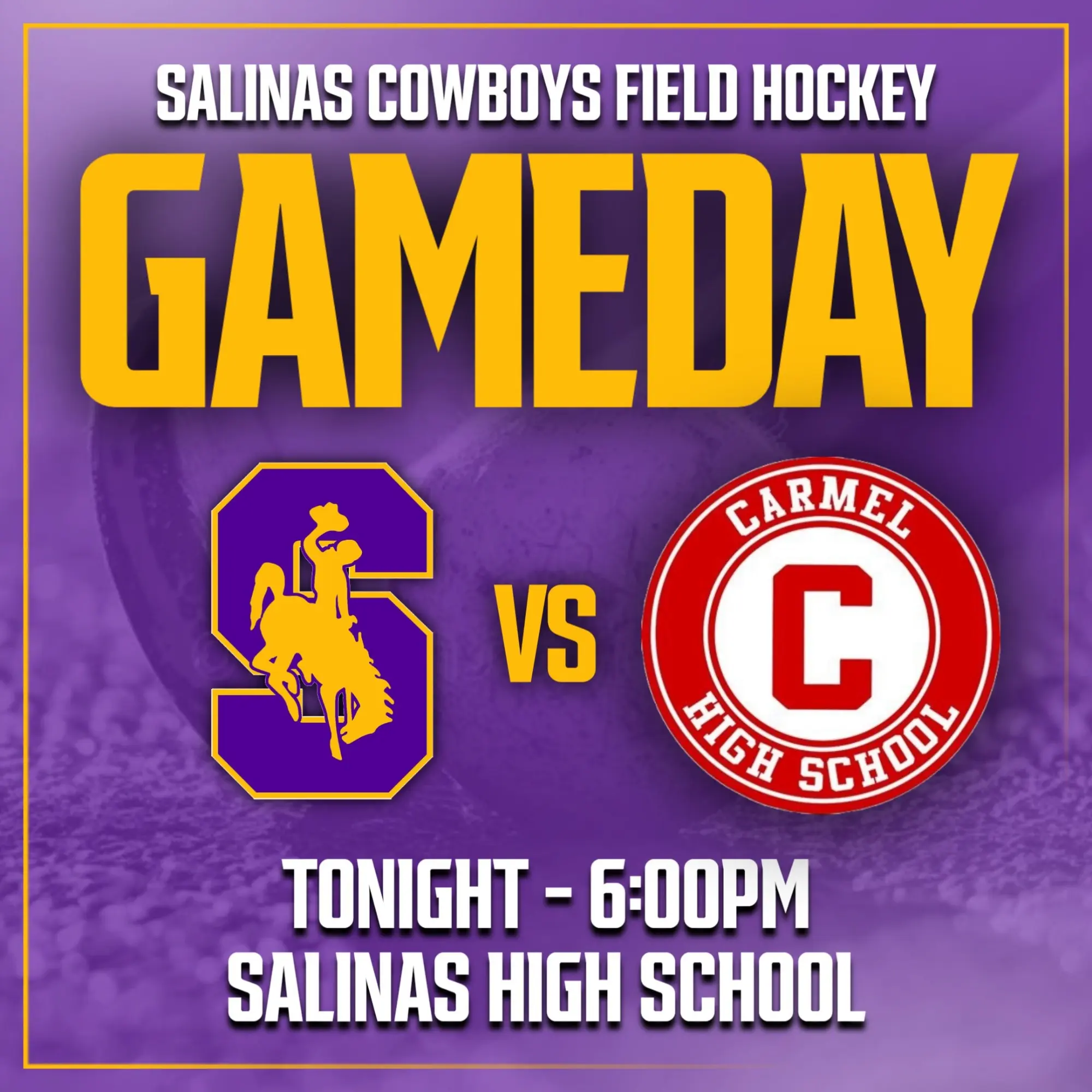 Field Hockey Tonight vs Carmel