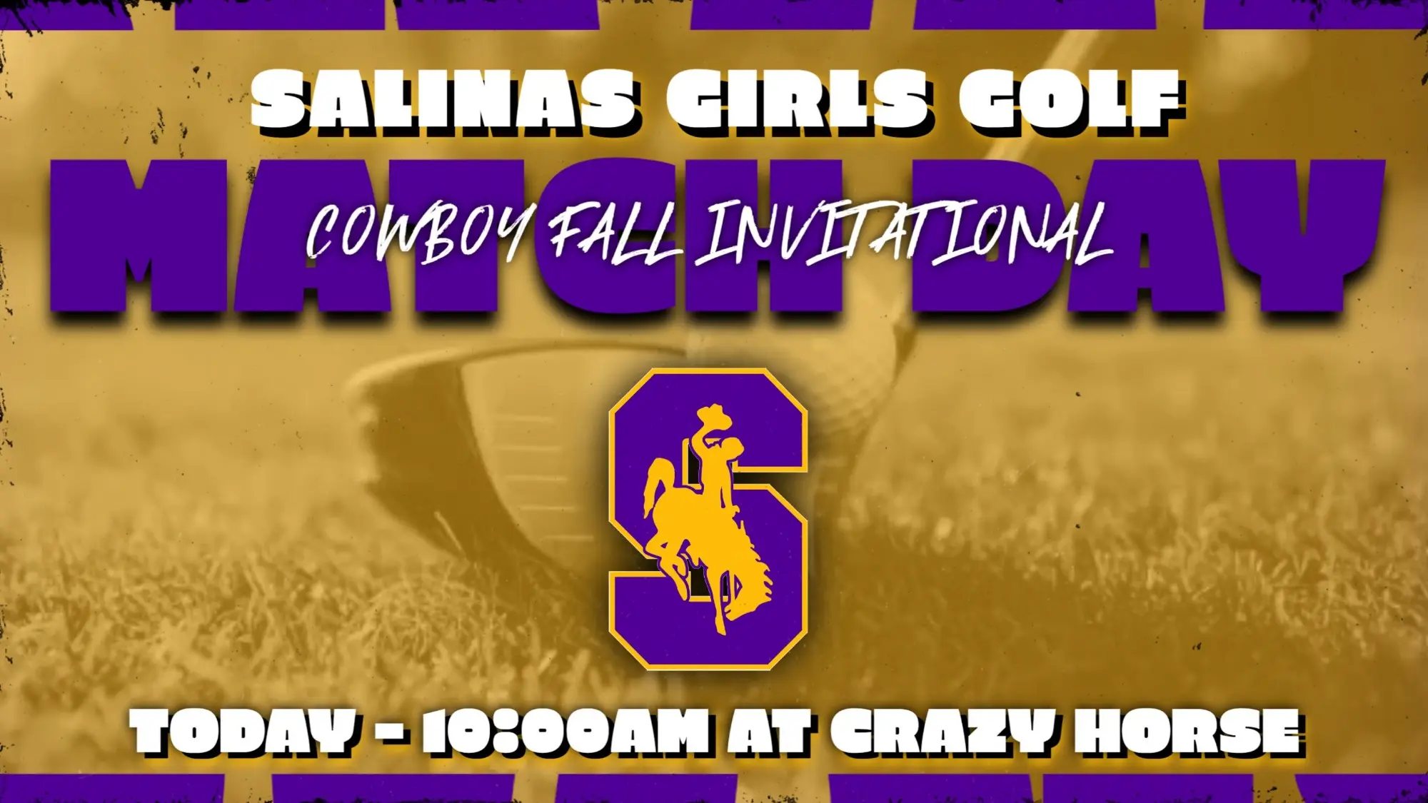 Girls Golf Cowboy Fall Invitational Today