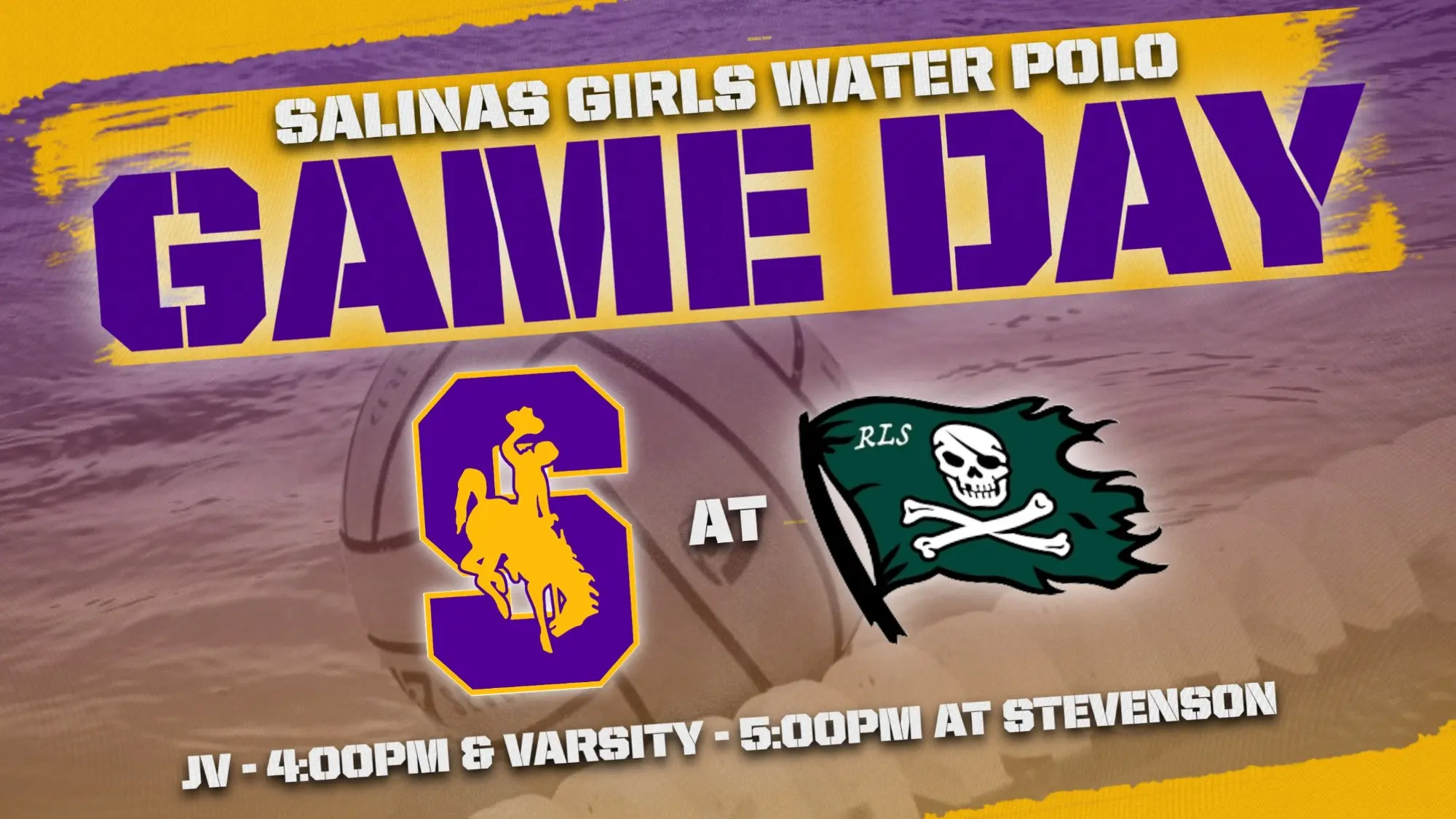 Girls Water Polo Tonight at Stevenson