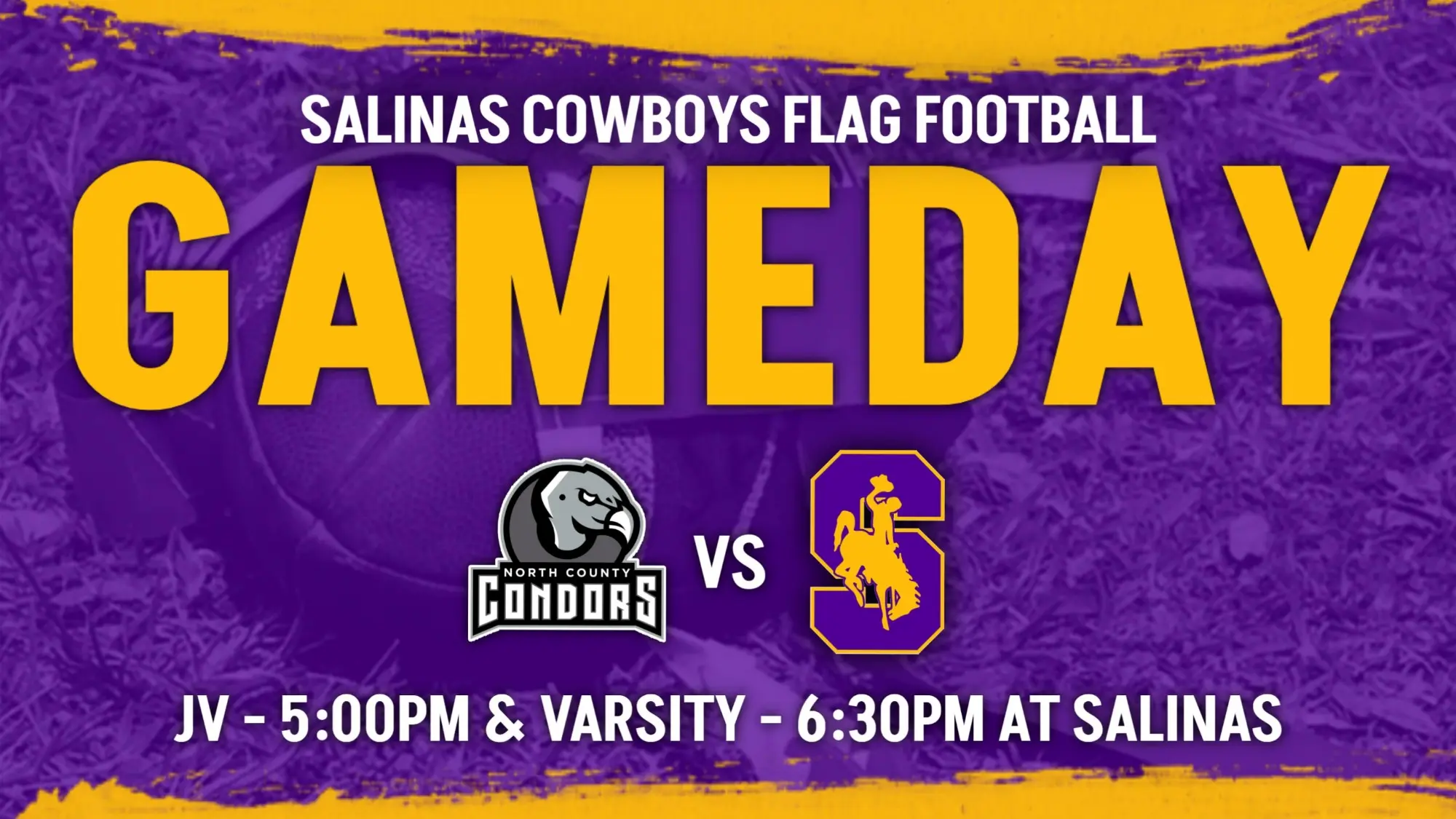 Flag Football Tonight vs North Monterey County