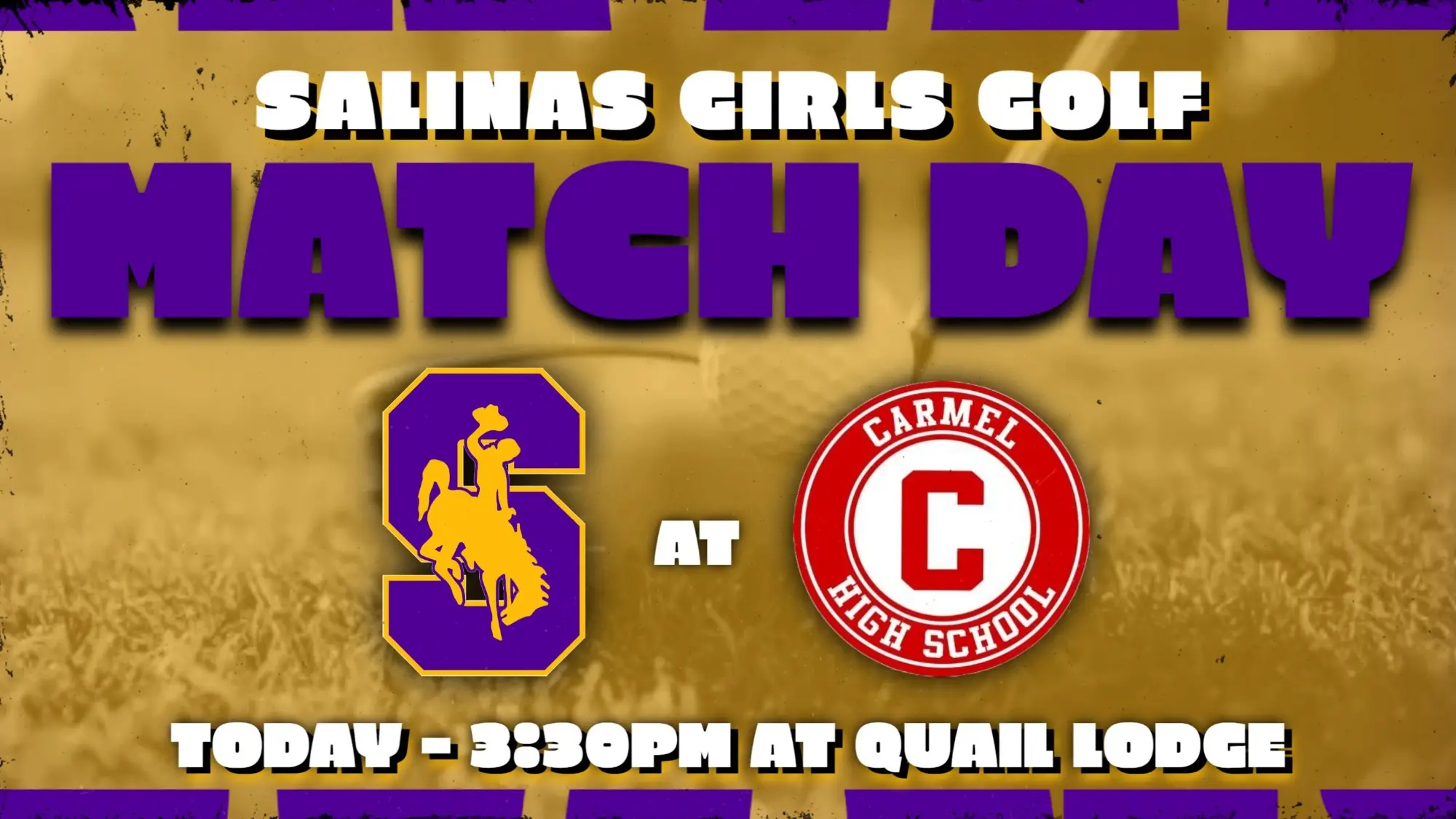 Girls Golf Today at Carmel