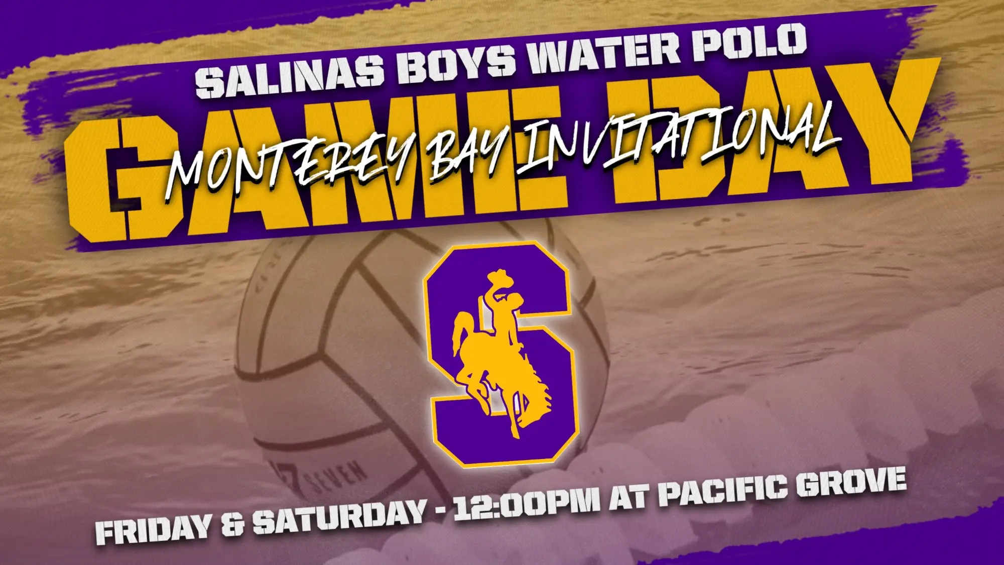 Boys Water Polo Today & Tomorrow at Monterey Bay Invitational