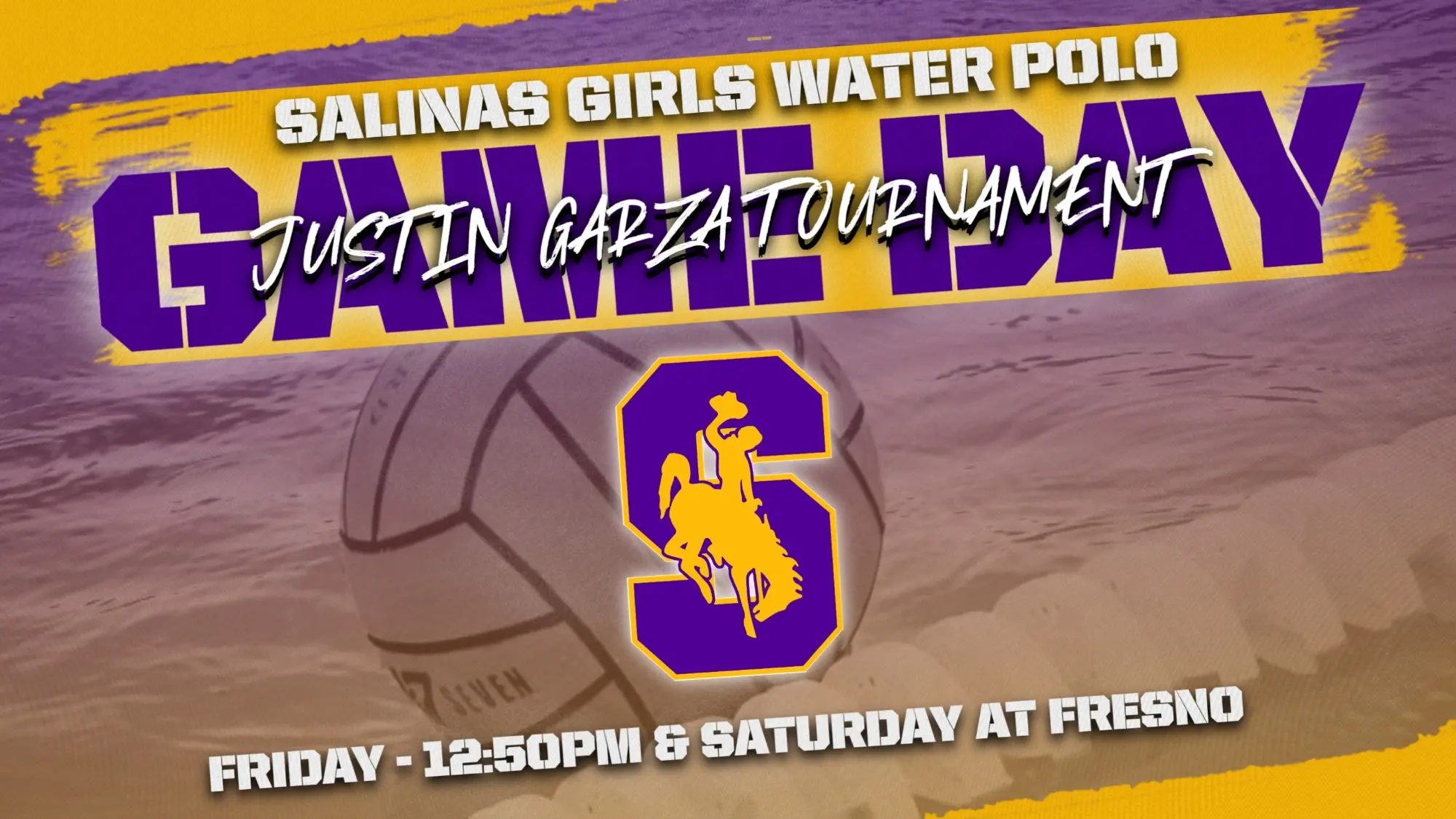 Girls Water Polo Today & Tomorrow at Justin Garza Tournament
