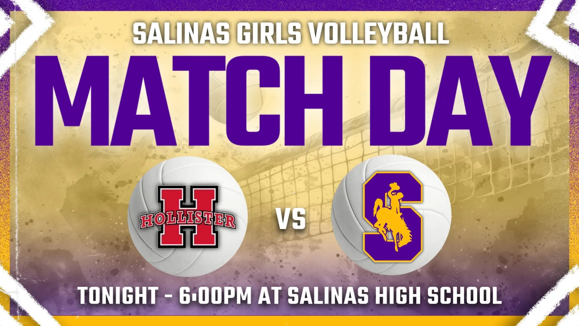 Girls Volleyball Tonight vs Hollister