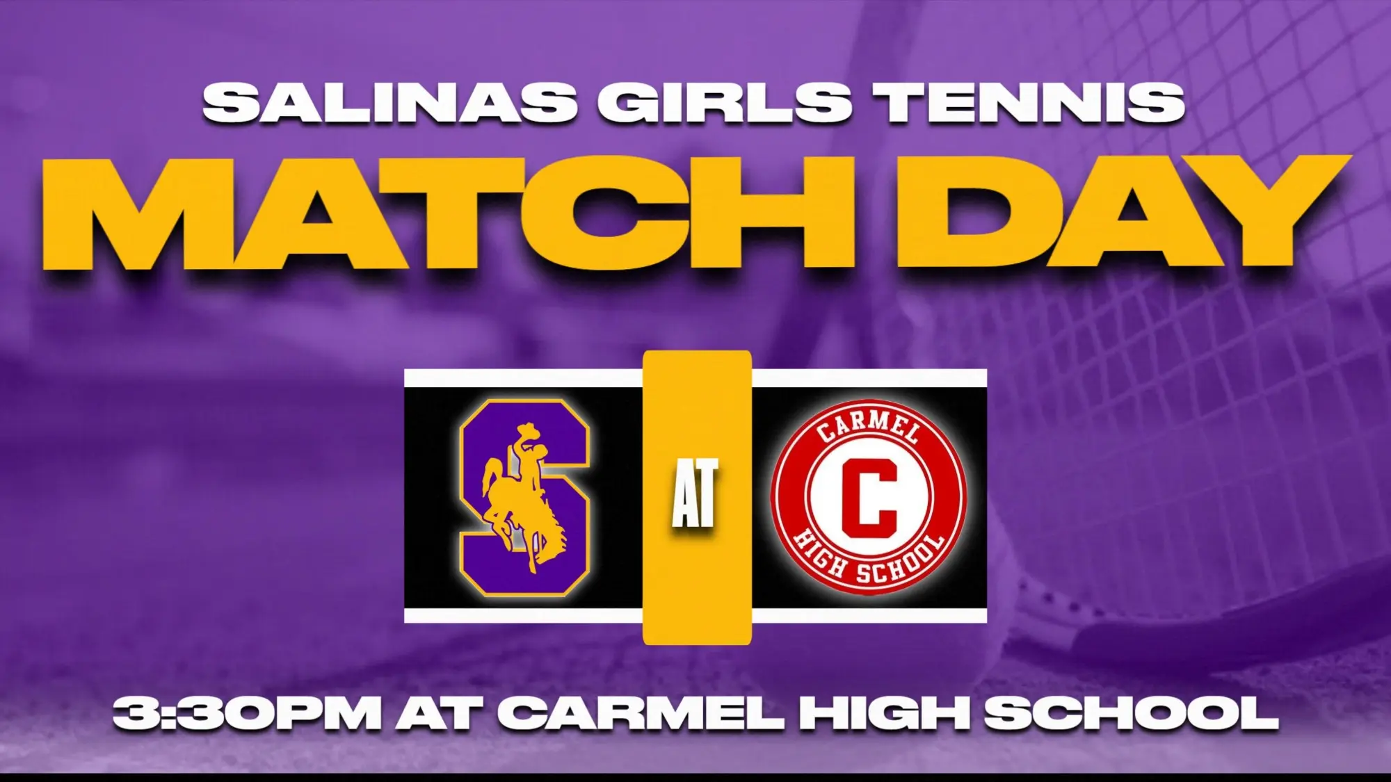 Girls Tennis Today at Carmel