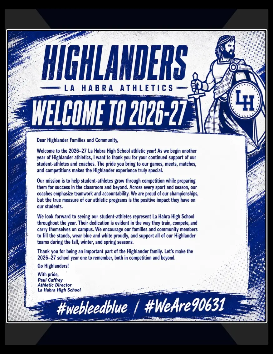 Highlander Nation – Fall Sports!