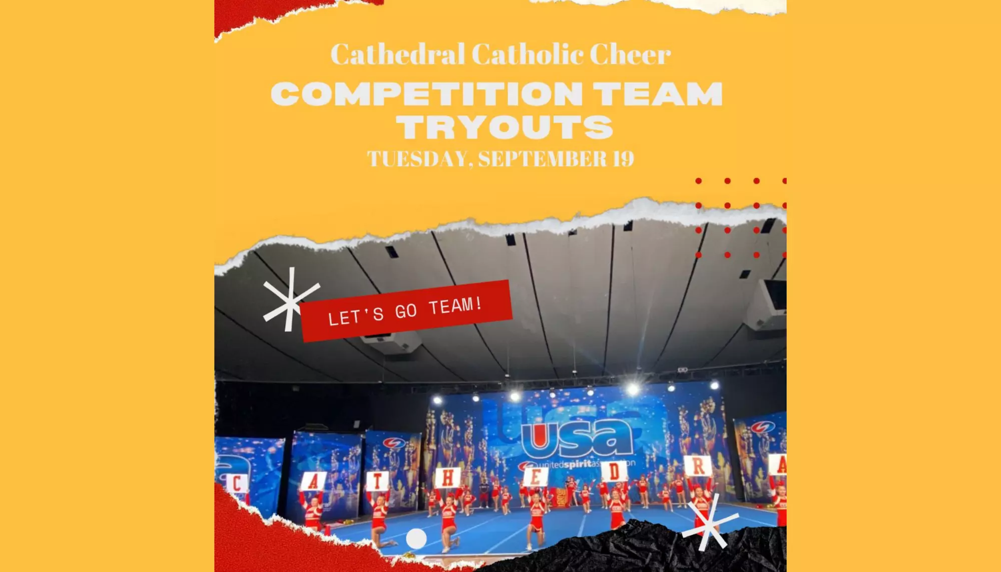 Competition Cheer Tryouts Fast Approching