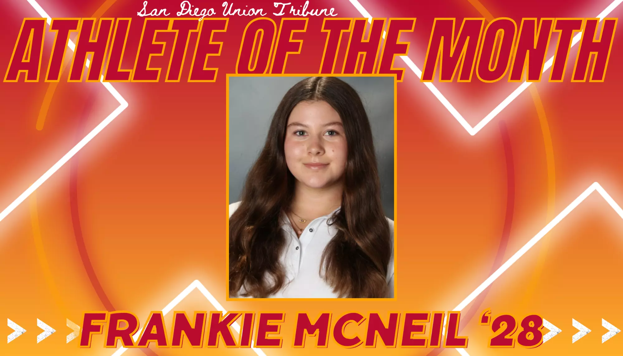 San Diego Union Tribune Athlete of the Month